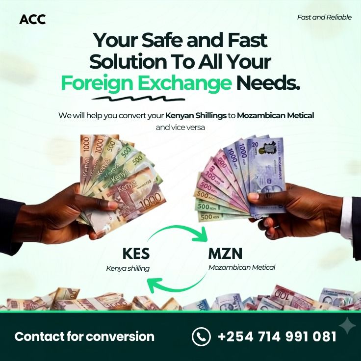 ACC currency exchange service poster